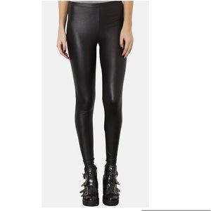 topshop patent leather pants